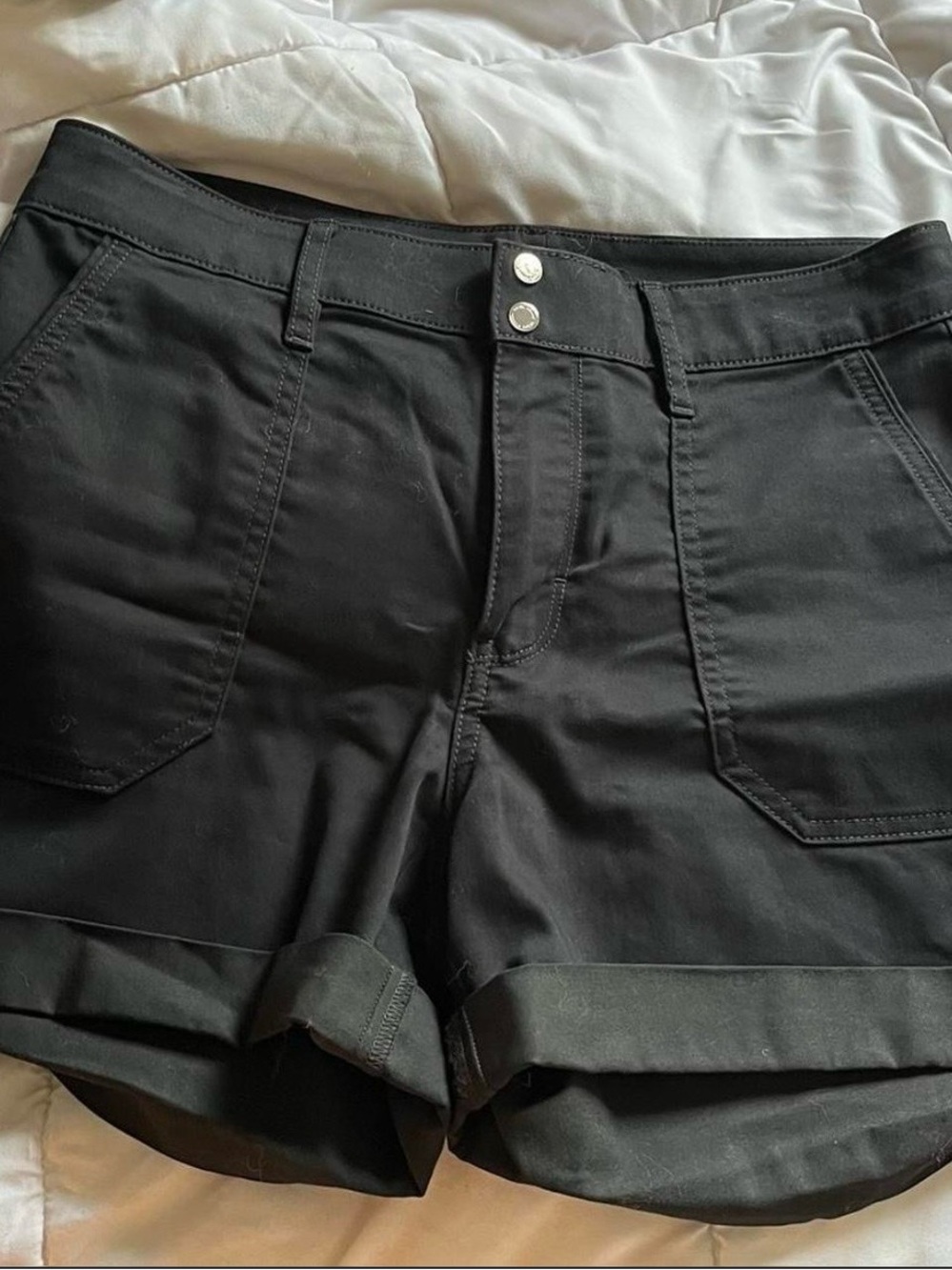 WHBM Black High Waisted Shorts
